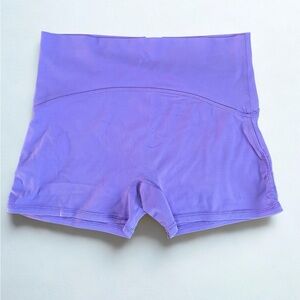 Ivivva Shorts sz 14 (kids lululemon) bike dance training high waisted purple